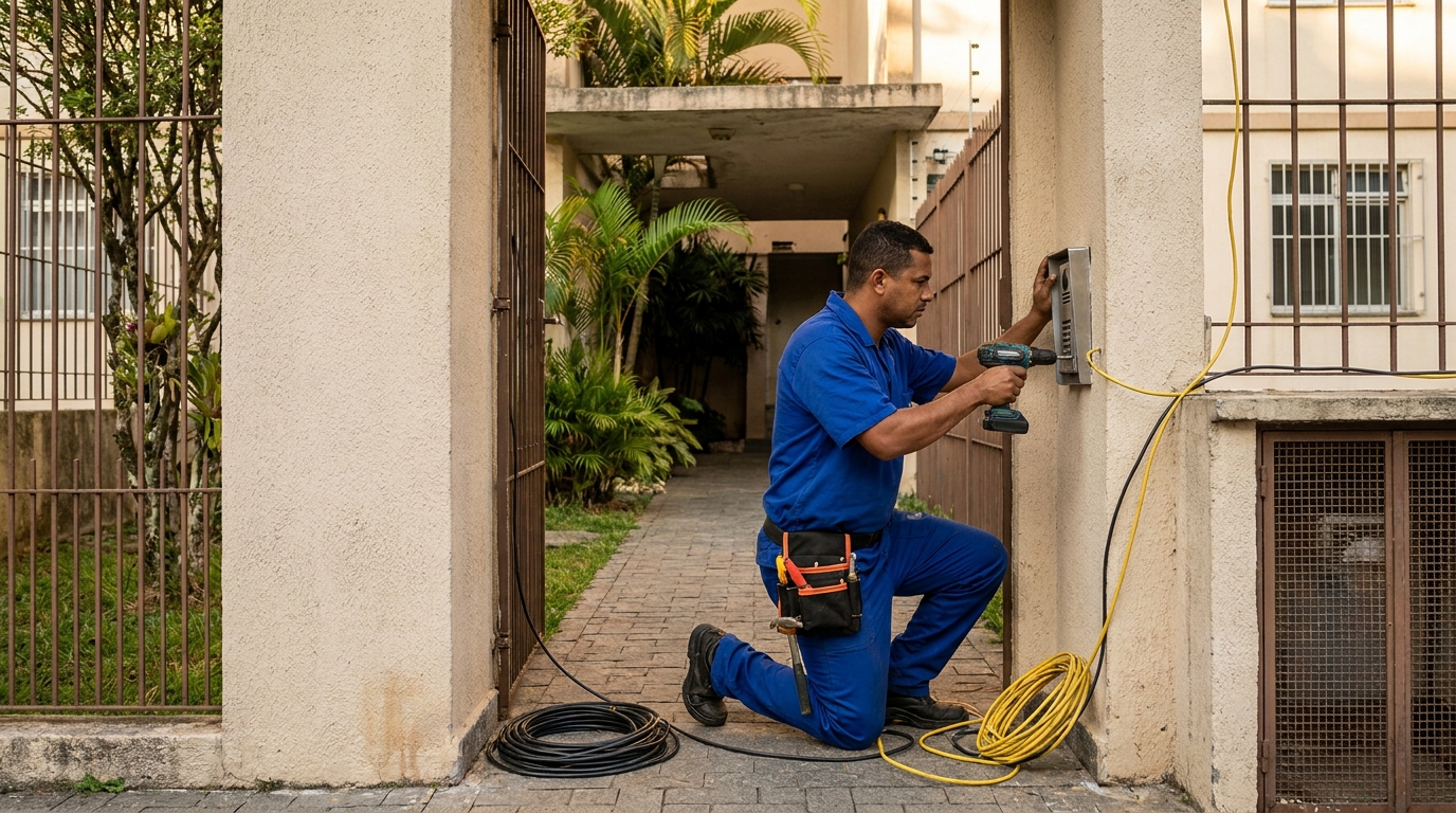 Instalacao de interfone profissional em Marília‑SP