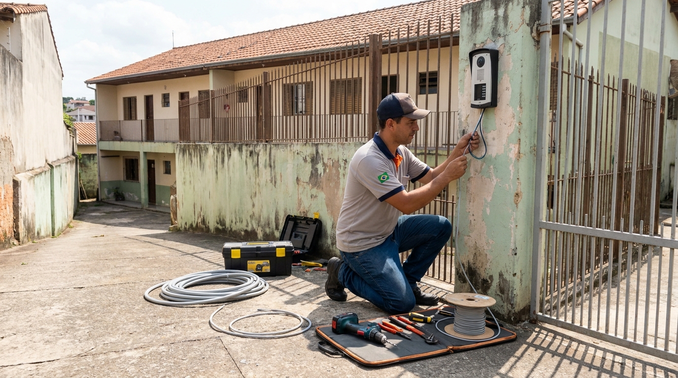Instalacao de interfone residencial em Marília‑SP