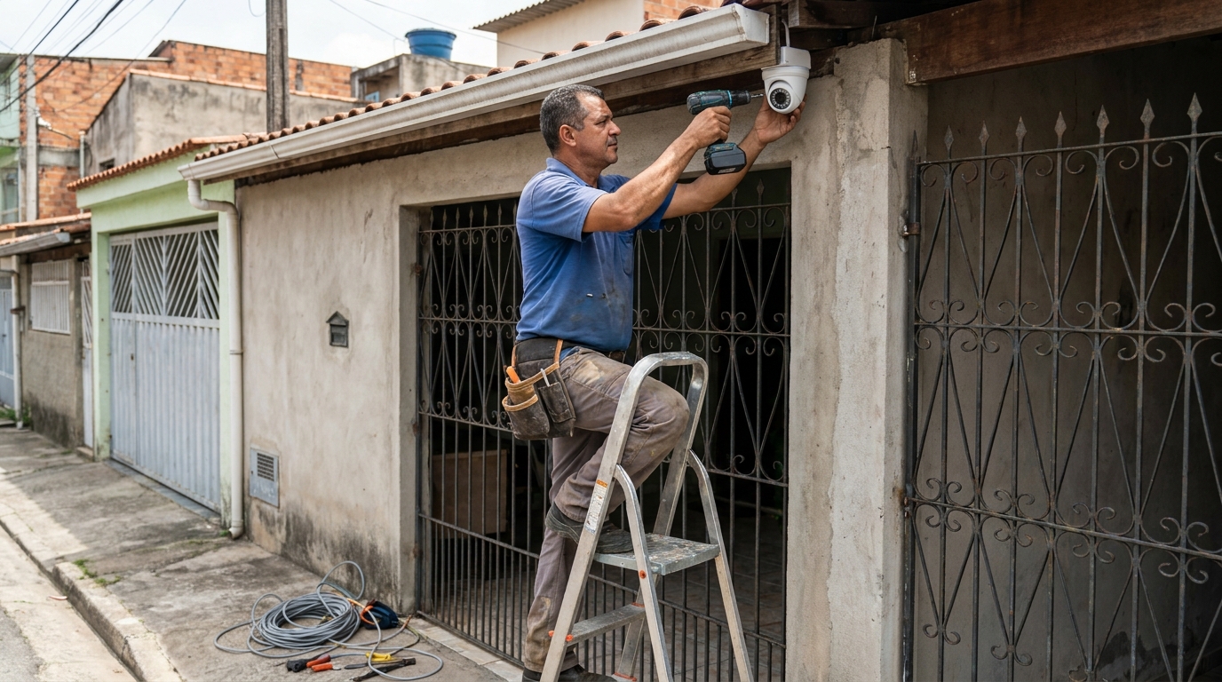 Instalacao de sistema de monitoramento em Marília‑SP